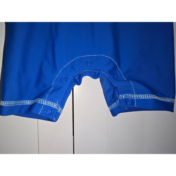 Little Me Shark & Fish “Sea You Later!” Long‑Sleeve Rash Guard Onesie – 12 M - Picture 5 of 10